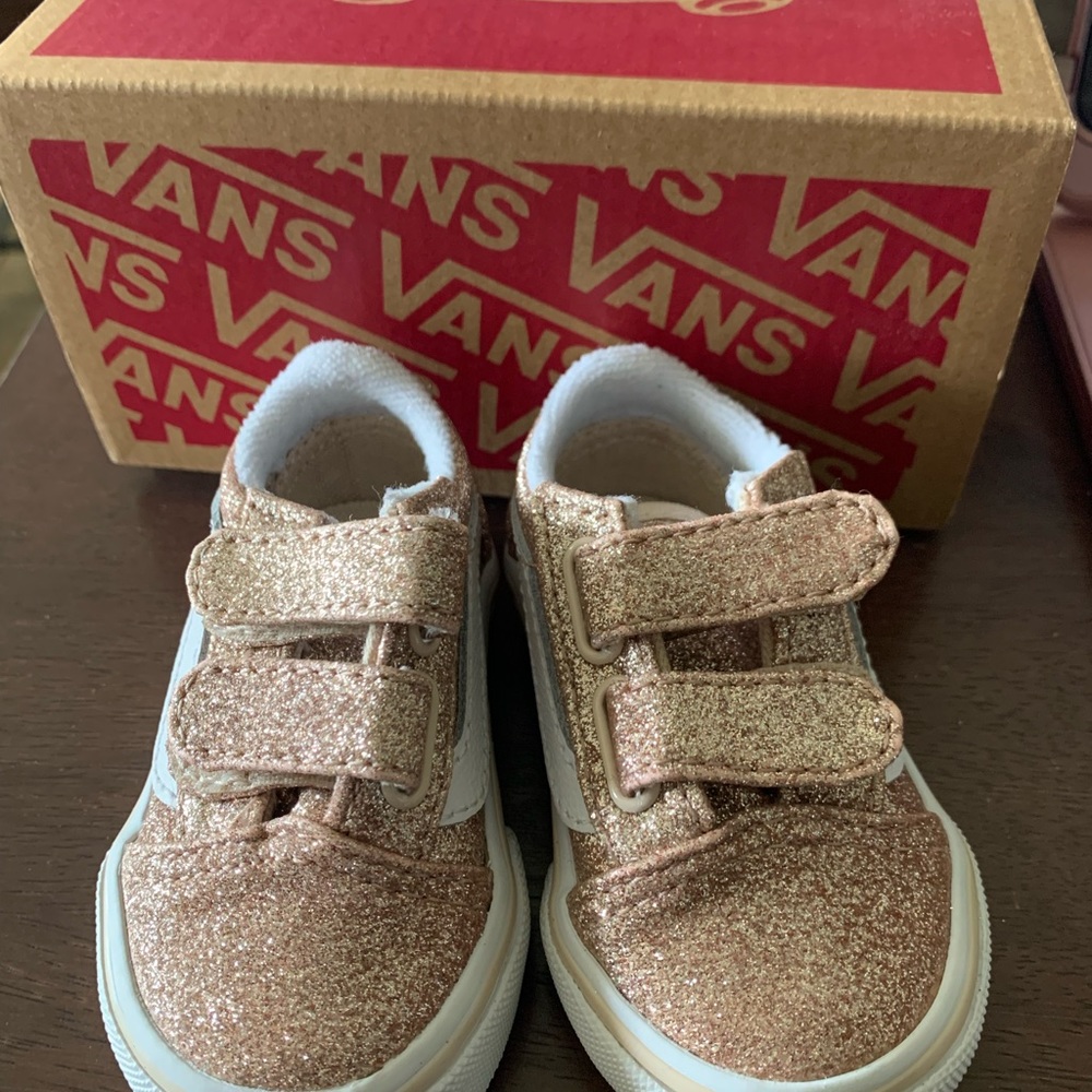Pink glitter Old Skool V Vans